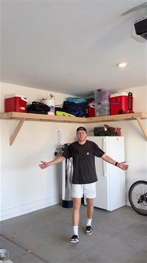 Build some Garage shelves with me! #diy #garagestorage #howto
