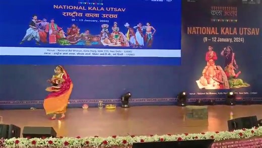 Mesmerizing cultural elegance unfolds as a talented girl participant from Bihar graces the stage with a stunning performance of traditional Bihari dance at Kala Utsav 2023-24. Immerse yourself in the beauty of Bihar's rich heritage, beautifully expressed through her dance. Let's celebrate this captivating showcase together! Watch Inauguration Ceremony of National Kala Utsav 2023-24: https://www.youtube.com/watch?v=0dZNfvOk8YE #NationalKalaUtsav #KalaUtsav2024 #IndianArts #Artistic #3DVisualArt #