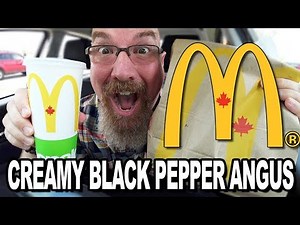 McDonald's 🍟🍔 Creamy Black Pepper Angus Burger "BEST BURGER AT MCDONALD'S!!!"