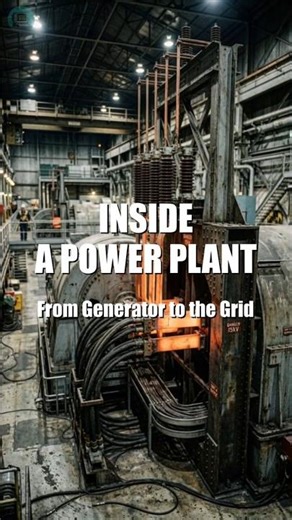 Why Power Plants Generate Electricity at 25,000 Volts #documentary