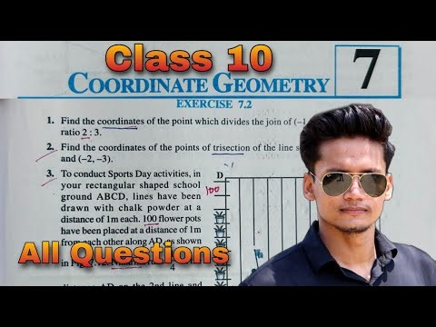 Class 10 Ex-7.2 Q1 to Q10 Coordinate Geometry Chapter 7 maths NCERT NEW Syllabus CBSE Rajmith