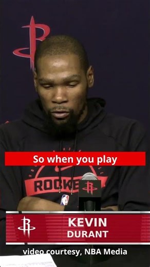 Kevin Durant: "I want to beat that team." #shorts