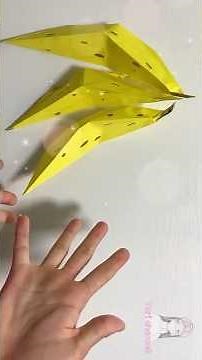【折り紙】立体バナナ🍌How to make paper banana#バナナ#केला#banana#банан#chuối#กล้วย#কলা#바나나#香蕉#折り方#おりがみ#origami#紙