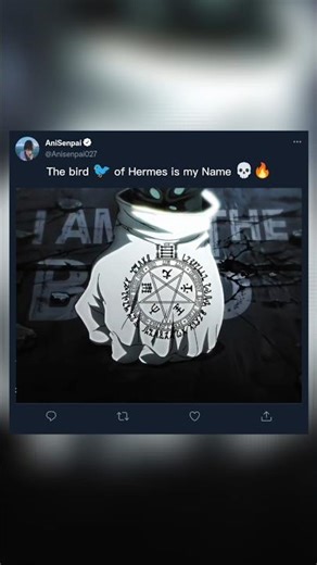 The Bird 🐦 of Hermes HELLSING Anime Edits. #Anime #AnimeEdits #AMV #FYP