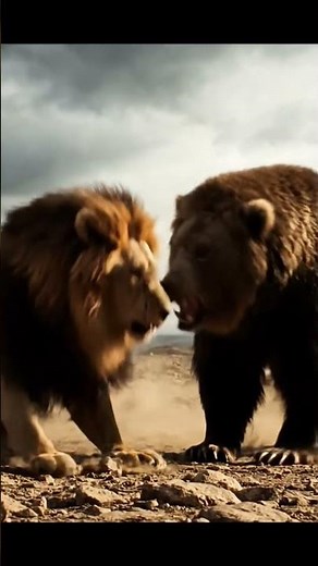 Lion vs Bear | The Ultimate Wild Animal Fight – Who Is Stronger..