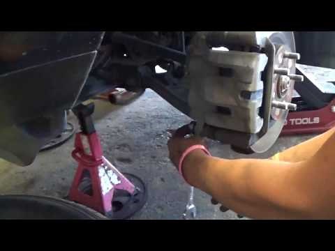 How To Quickly & Properly Remove Brake Caliper & Pads (English)