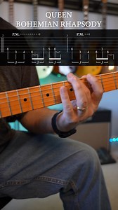 Bohemian Rhapsody guitar riff by Queen. Standard tuning. | GuitArmy
