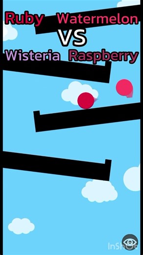 Marble Race: Ruby VS Watermelon VS Raspberry VS Wisteria