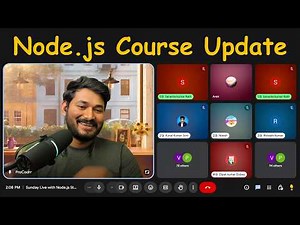 Node.js Course Update: Live Session with Node.js Course Students