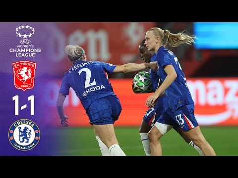 Twente Vrouwen vs Chelsea 1-1 Highlights Goals | UEFA Women Champions League 2025