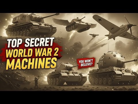 Top 20 Secret World War 2 Machines That Shocked the World..