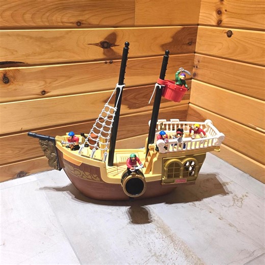 Fisher Price Great Adventure Pirate Ship 1994 - Etsy