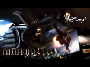 Iron-Man 2 | Iron-Man Vs Drones - Chase Scene | Disney+ [2010]