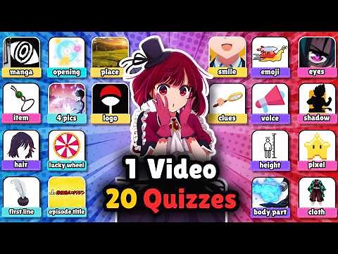 THE ULTIMATE ANIME RANDOM QUIZ 🔥 20 Different Quizzes in ONE Video!