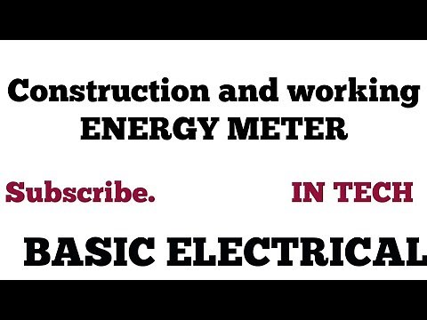 Single Phase Energy Meter|Construction and Working|
