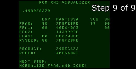 Exploring The TRS-80’s Color BASIC’s Random Number Function