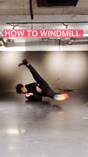 The easy way to learn 【WINDMILL】 Everybody can do this skill 🔥 What do you think?🤔