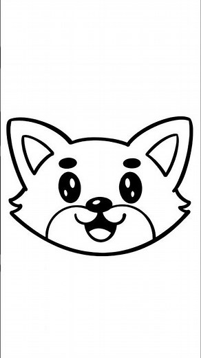 como dibujar un gato facil y bonito
