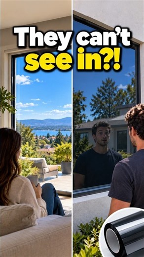 They can’t see in, but you can see out?! 😳| 16 Window Film