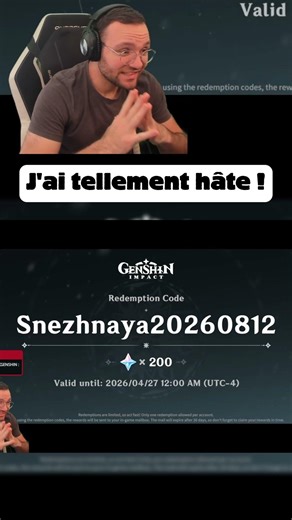 J'ai TELLEMENT HÂTE ! #genshinimpact