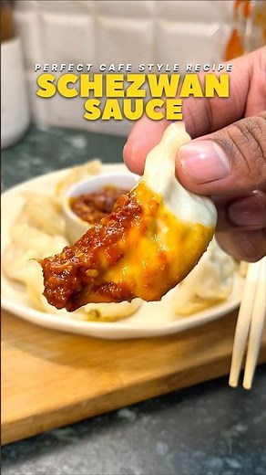 🌶️😍 Cafe style schezwan sauce recipe 😍 #schezwan #sauce #homemade #cafestyle #ytshorts