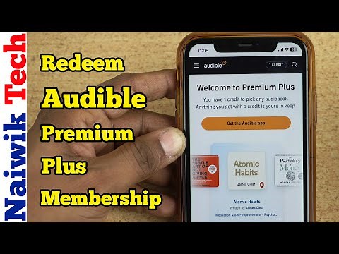How to Redeem Audible Premium Plus Promotional code | Audiobooks Promo Code