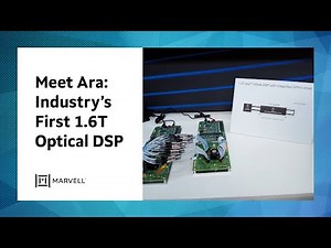 Marvell Ara: Industry's First 1.6T PAM4 Optical DSP Demo at ECOC 2025