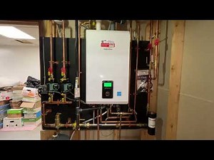 Navien NCB-190/60H two zone combination boiler & tankless install