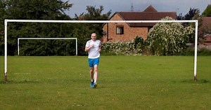 Going the distance: Blind runner Simon Wheatcroft