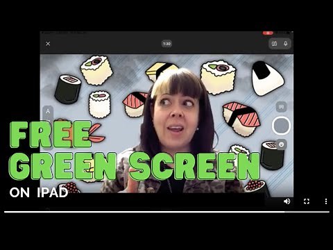 How to Use Green Screen Effects with an iPad - for FREE! | Great for Elementary