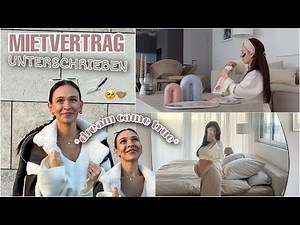 VERTRAG unterschrieben!!📃🖋first decor pieces fürs *OFFICE*🥹🍬& Mami Alltag👀- VLOG