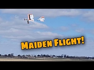 Maiden Flight Of My New E-flite Slow Ultra Stick 1.2m BNF!