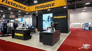 Fieldpiece booth #C7735 is set up and ready to show off what’s next for HVACR pros. This year we’re bringing brand new live demo stations – featuring recovery and vacuum products and the Job Link® System in action. Stop by to see what’s new for 2026 and meet the Fieldpiece team. #AHRExpo #AHRExpo2026 #Fieldpiece #HVAC | Fieldpiece Instruments