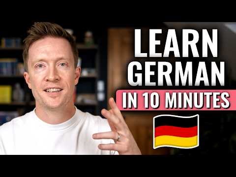Learn German FAST... all the basics in 10 minutes