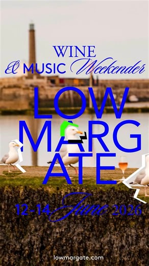 LOW Margate 2026 is coming! �Early bird tickets for THE TASTING ROOMS (although this year we’re not sure if we can call them ‘rooms’ ;) are now live - find them on lowmargate.com LOW Margate is a wine and music festival set against the backdrop of the incredible Margate skies. It now takes place in both June (and a smaller more crazy event in November) each year in the wonderful seaside town on the Kent coast. Now in its third year, the weekend of 12-14 June 2026, the old town in Margate will on