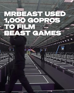 MrBeast 🤝 GoPro. Beast Games filmed their new hit series with 1,000 GoPros, breaking a Guinness World Record for the most cameras used on a production. All episodes are now live 💰 See how it all came together binge 👉 https://gopro.com/news/how-mrbeast-used-1000-gopro-cameras-to-bring-beast-games-to-life?srsltid=AfmBOooAc0o4lqqLz_vL5y8P5uJYqWcjPQskHfahnW5PYeHC9jyYK-Vh | GoPro