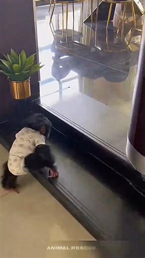 1.1K views · 35 reactions | Witness the pure joy of an adorable baby chimp, safe and thriving after a heartwarming rescue. This little one will melt your heart with every playful moment! | We Love All Pitpulls | Facebook