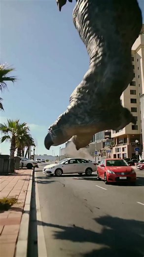 For the first time ever… Godzilla isn’t the apex predator. The Titan Wolf just changed the food chain. 🐺🦖🔥 #Godzilla #TitanWolf #KaijuBattle #MonsterFight #Cinematic | Multiverse Mayhem