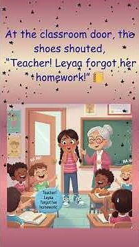 The Talking Shoes 👟😂 #abc123 #animatedshort #childrensstories