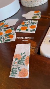 1.7K views · 2K reactions | making a chrysanthemum mouse & focusing in on the arms Handsewing - custom toys - heirloom quality - sewing process - handmade - mouse plushies - doll clothes - stuffed animals - plush - Maileg Mouse inspired - dollhouse mouse - dollhouse critters | Mama Roar | Facebook