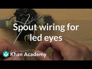Spout wiring for LED eyes - Electronics and Communication Engineering Video Lecture - Electronics and Communication Engineering (ECE)