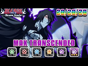 MAX TRANSCENDED 20/20/20 MUGETSU FORM ICHIGO SHOWCASE WITH BEST BUILDS! Bleach Brave Souls