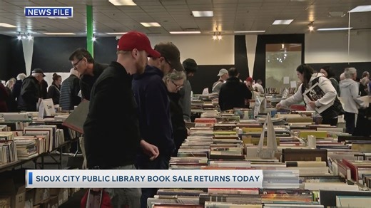 Sioux City Public Library book sale returns today