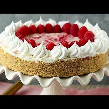Raspberry Swirl Cheesecake by Beyond Frosting