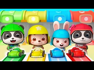 Cars Finger Family Song | Cars Race Song | Nursery Rhymes & Kids Songs | BabyBus - Cars World - Videos For Kids