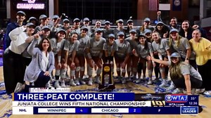 Three-peat complete! Juniata College wins NCAA Division III Women’s Volleyball Championship