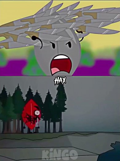 Metal leafy vs evil leafy (bfdi) | #vsedit #bfdi #bfdia #idfb #bfb #tpot