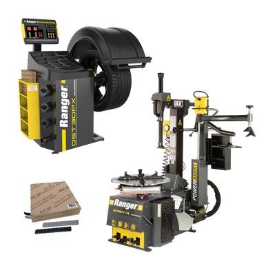 Ranger R76ATR-L NextGen™ Tilt-Back  110V Tire Changer w/Assist Tower & DST30PX Wheel Balancer Combo