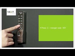 How to operate a Digilock SOLA lock with the manager code Code Managed