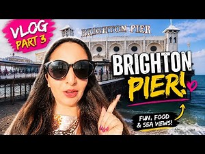 I WASN'T EXPECTING THIS! 😲 Brighton Pier Vlog Part 3 🇬🇧